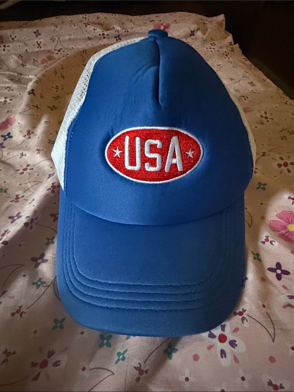 Blue USA Patch SnapBack Trucker Hat